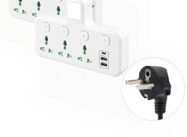 USB Power Strip Wireless British Standard Household - Image 3