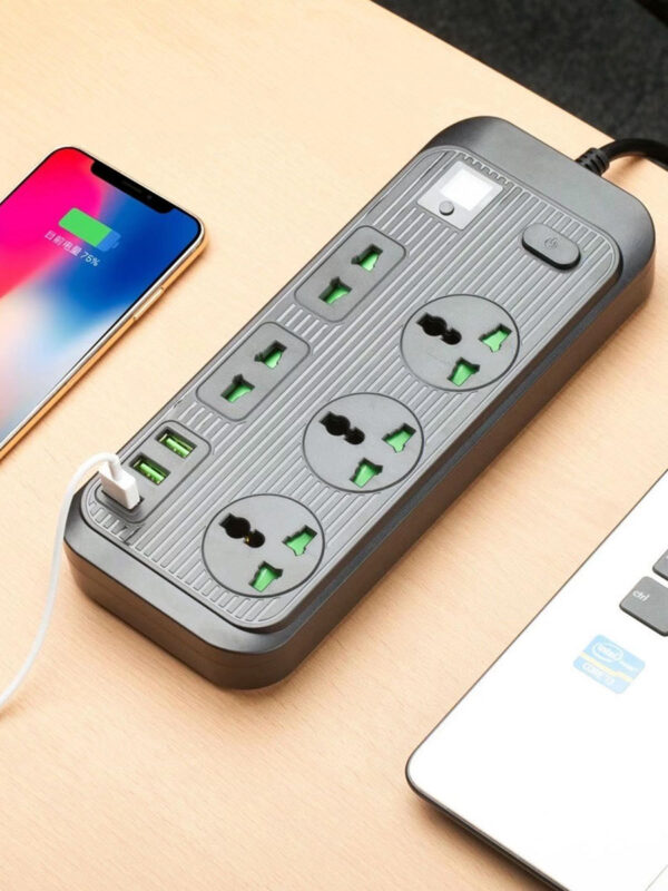 USB Power Strip Smart British Plug Multi-function Power Strip - Image 7