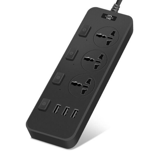 USB Power Strip Smart British Plug Multi-function Power Strip - Image 5